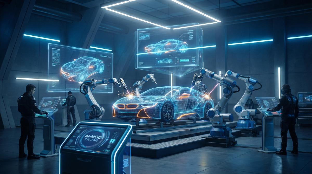 蘑菇视频AI改装汽车视频